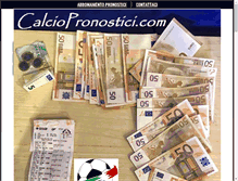 Tablet Screenshot of calciopronostici.com